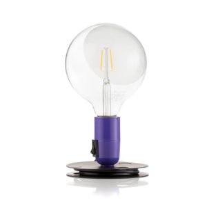 FLOS Lampadina LED stolní lampa lila