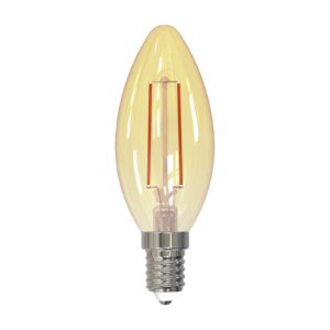 Müller Licht LED svíčka E14 2,2W filament zlatá