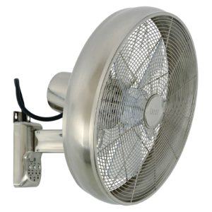 Nástěnný ventilátor Breeze Ø 41 cm, chrom/čirý