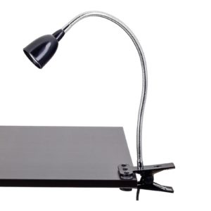 Rabea - LED svítilna s klipem v černé