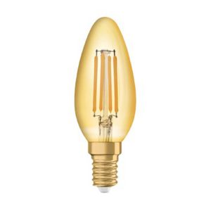 Radium LED Essence Ambiente E14 4W svíčka zlatá