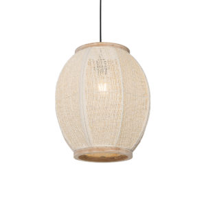 Orientální závěsná lampa natural 35 cm – Rob