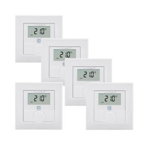Homematic IP nástěnný termostat senzor vlhkosti 5x