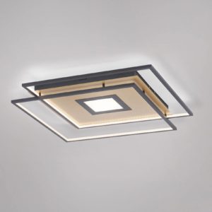 Lucande Jirya LED stropní světlo, CCT, černá