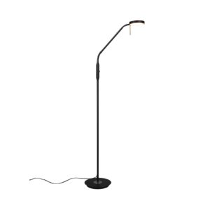 Lindby Sharani stojací lampa LED CCT černá