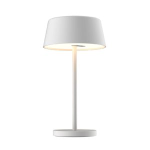 Lindby Milica LED stolní lampa, bílá, dim