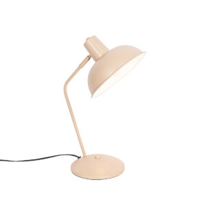 Retro stolní lampa béžová – Milou