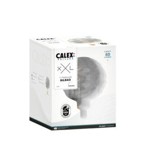 Calex Bilbao LED žárovka E27 4W dim 1 800 K titan