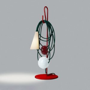 Foscarini Filo LED stolní lampa, Ruby Jaypure
