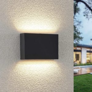 Lindby Jarte LED nástěnné světlo, 20cm up/down 3ks