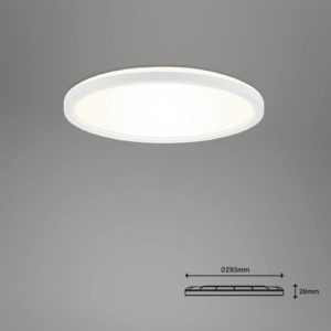 LED stropní světlo Slim S dim CCT bílá Ø 29 cm