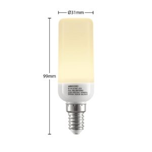 Arcchio LED trubková žárovka E14 4,5W 3 000K 2ks