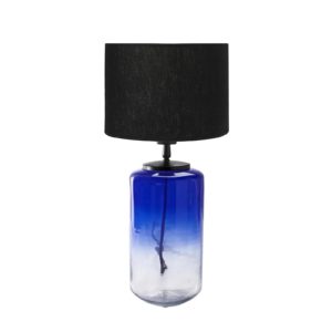 PR Home Gunnie stolní lampa, sklo, modrá/čirá