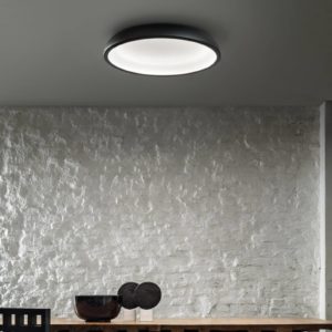 Stilnovo Reflexio LED stropní světlo, Ø65cm černá