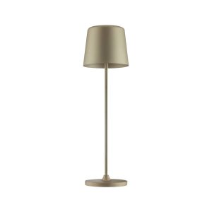 LED stolní lampa Kaami, stmívatelná, zlatá matná