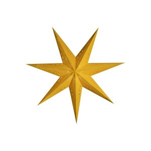 Sterntaler Samt papírová hvězda, Ø 75 cm žlutá
