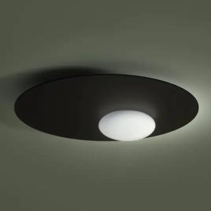 Axolight Kwic LED stropní svítidlo, černá Ø36cm