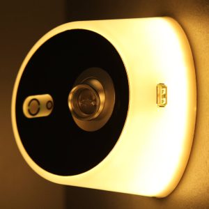 LED nástěnné světlo Zoom, bodovka USB výstup černá