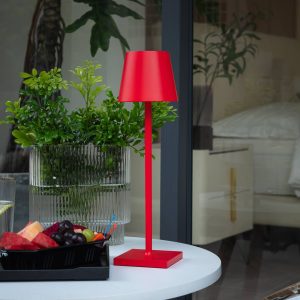 Lindby Janea stolní lampa zelená/červená/žlutá 3ks