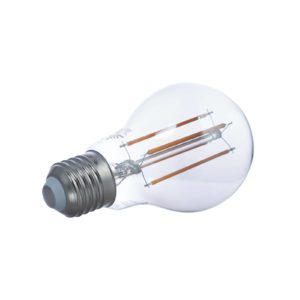 Prios LED filament kouřově šedá E27 A60 4,9W, 3ks
