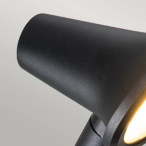 LED venkovní nástěnné světlo Selma IP66 černá