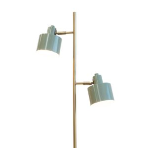 Dyberg Larsen Ocean stojací lampa 2x olivová/mosaz