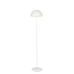 Venkovní stojací lampa bílá dobíjecí 3-krokově stmívatelná – Keira