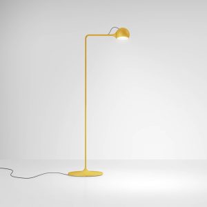 Artemide Ixa Reading LED stojací lampa dim žlutá