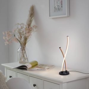 Paul Neuhaus Polina LED stolní lampa, dim, zlatá