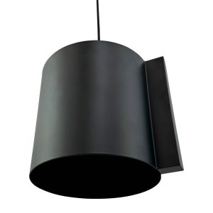 Dyberg Larsen Wum závěsné světlo, Ø 18,5cm, černá