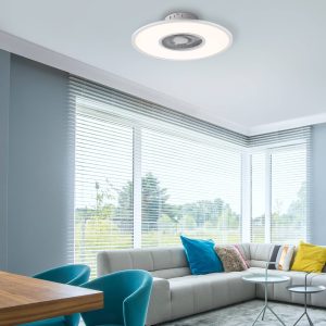 LED stropní ventilátor Flat-Air CCT bílá