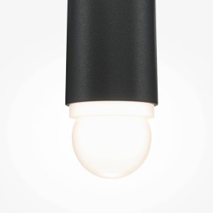 Závěsné svítidlo Maytoni Cascade LED, černé, 1 světlo.