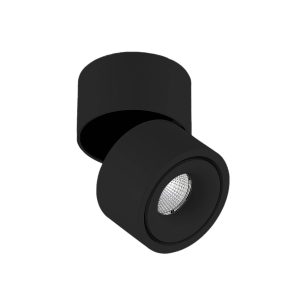 Arcchio LED stropní bodové svítidlo Rotari, 8,9 W, 1 světlo, černé